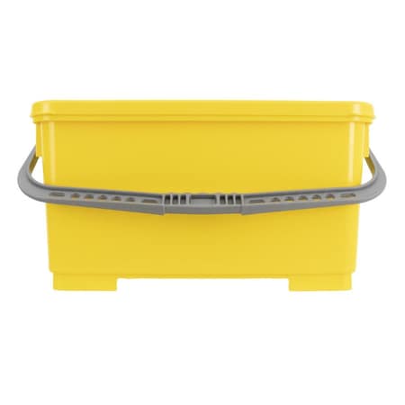 Pulex Bucket, 11.25 in H, Yellow SECC70015-Y,SECC70019-Y